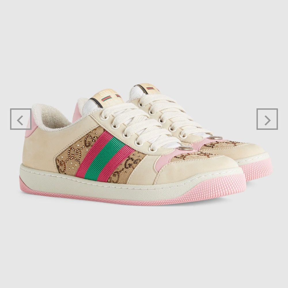 WOMEN'S SCREENER SNEAKER WITH CRYSTALS